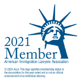 Logo de miembro de la American Immigration Lawyers Association 2021