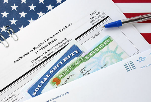 Naturalization documents for Green Card